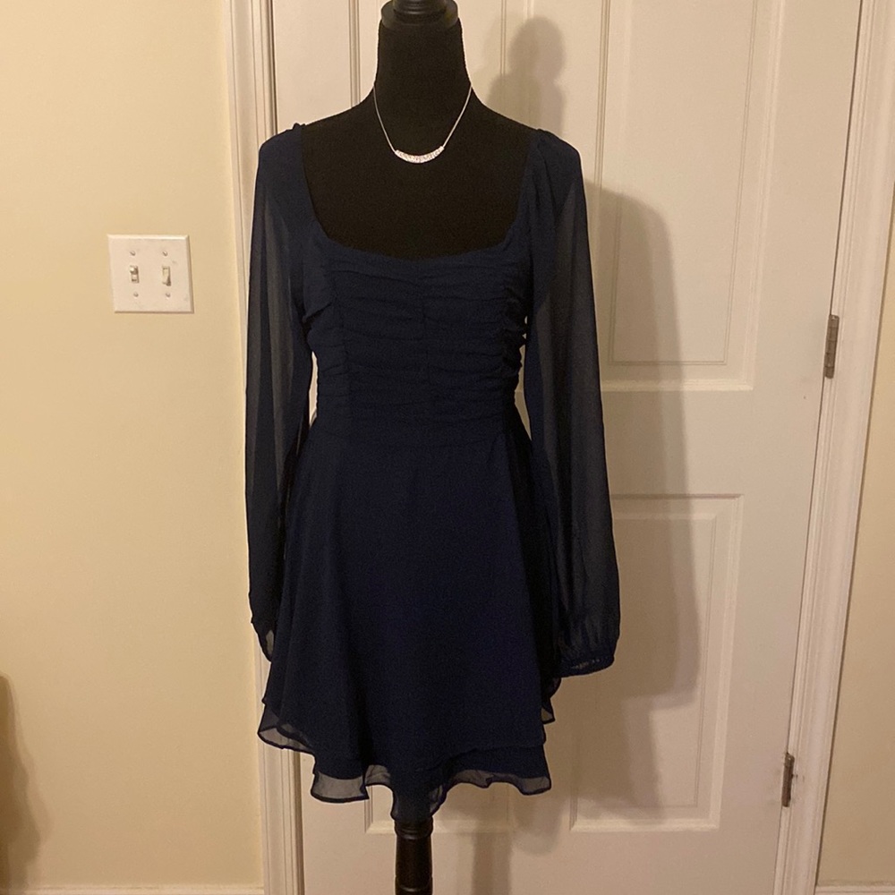NWT Altar'd State Navy blue dress